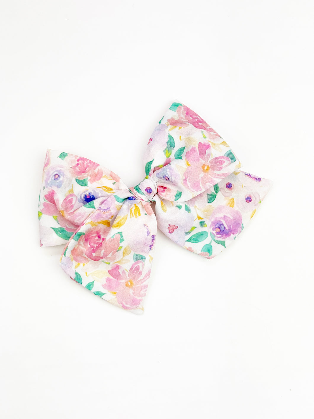 Maeve | Spring Bouquet (poly crepe de chine) | Oversized | Left Clip {PRE-ORDER}
