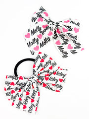 Maeve | Personalized | Oversized | Name with Pink Hearts {PRE-ORDER}
