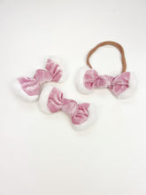 Load image into Gallery viewer, Knot | Pink Santa Suit Velvet
