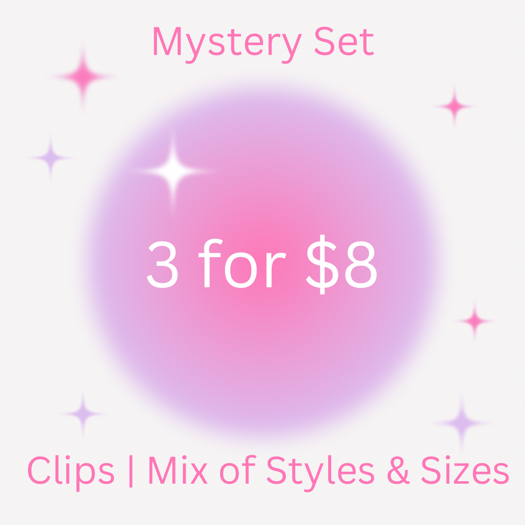 Mystery Snap Clips | Set of 3