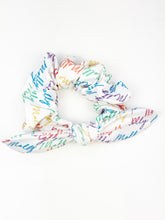 Load image into Gallery viewer, Rainbow Name Scrunchie | Personalized | Jersey
