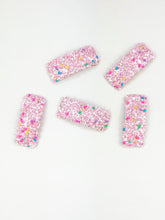 Load image into Gallery viewer, Glitter Snap Clip | Rainbow Sprinkles
