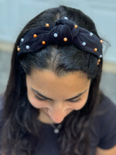 Load image into Gallery viewer, Knotted Headband | Halloween Velvet
