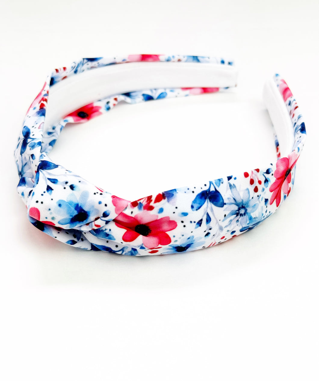 Knotted Headband | Patriotic Floral