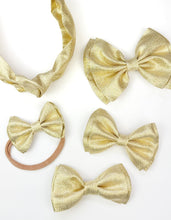 Load image into Gallery viewer, Leo Bow Tie | Gold Glitz {PRE-ORDER}
