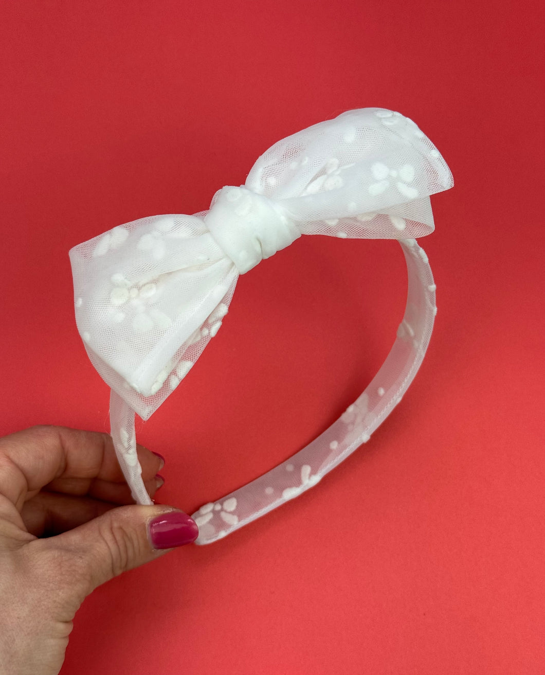 Avery | Dainty Tulle Bow