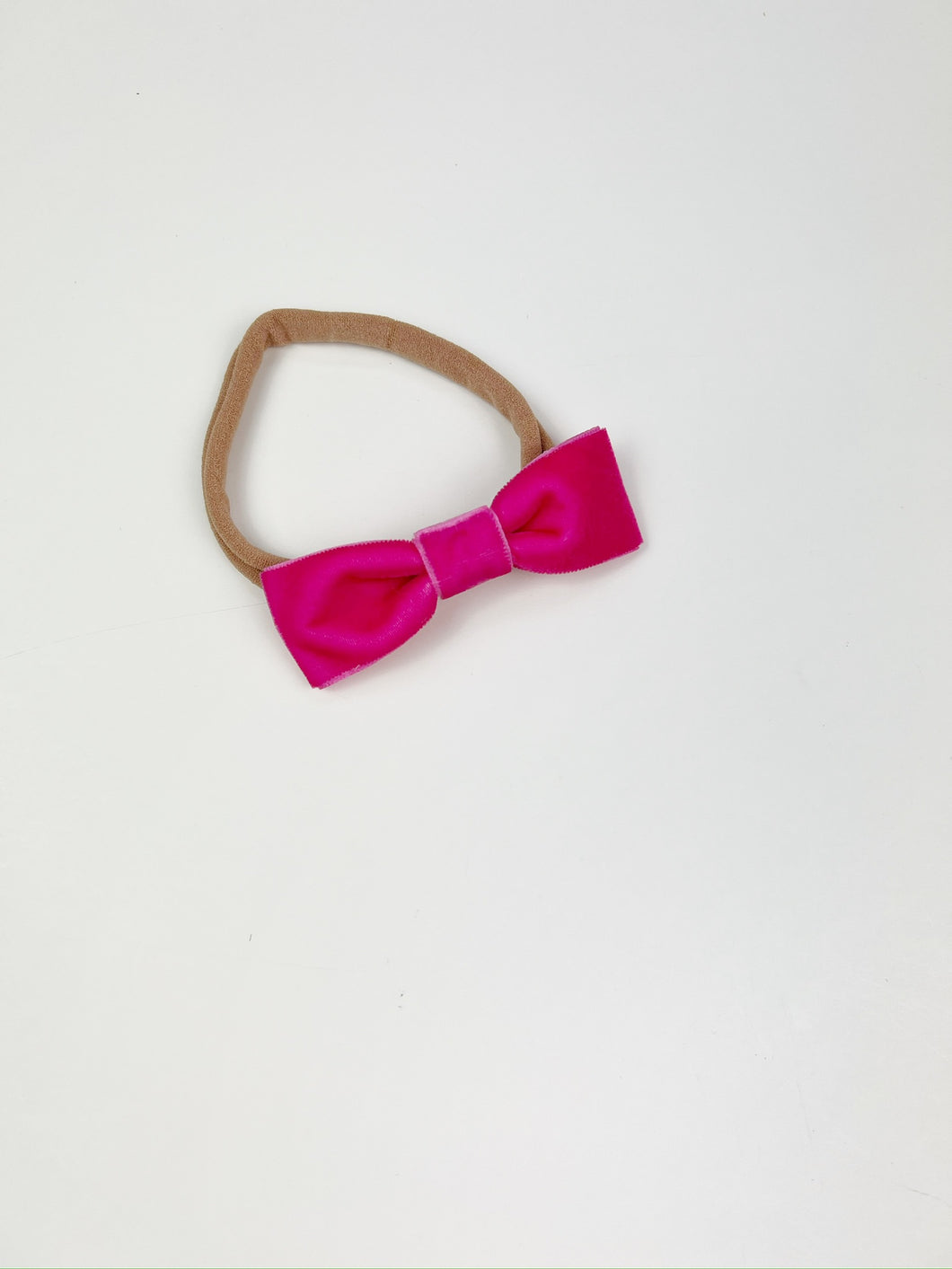 Mini Knot | Fuscia | Nylon Headband