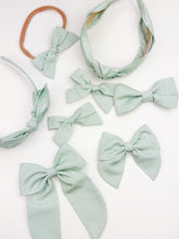 Load image into Gallery viewer, Ella | Sage | Mini | Headband {PRE-ORDER}
