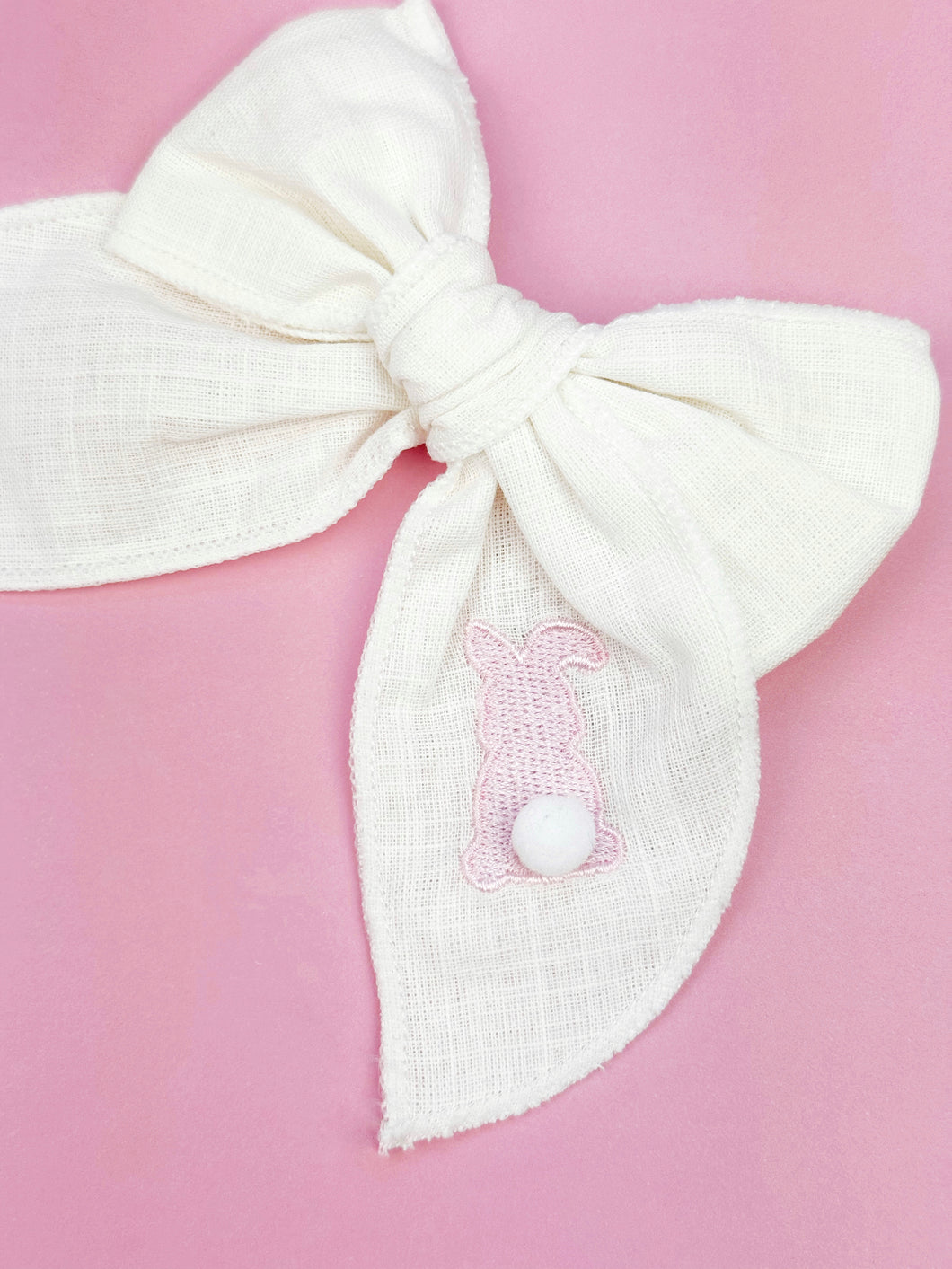 Maeve | Embroidered Bunny | Extra Large | Left Clip
