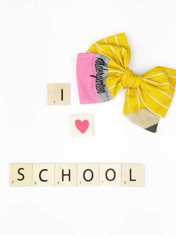 Personalized Classic Pencil Bow