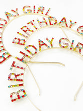 Load image into Gallery viewer, Birthday Girl Rhinestone Headband
