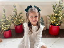 Load image into Gallery viewer, Pigtail Set | Green Velvet

