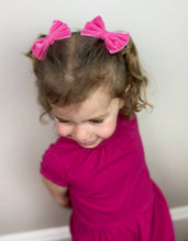 Load image into Gallery viewer, Pigtail Set | Mini Hot Pink Velvet
