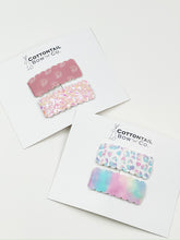 Load image into Gallery viewer, Snap Clip Set | Watercolor Leopard
