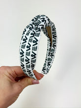 Load image into Gallery viewer, WGT Knotted Headband | White {PRE-ORDER}

