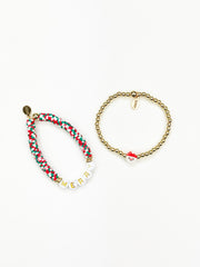 Santa Bracelet {MADE TO ORDER}