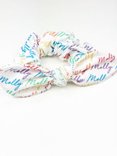 Load image into Gallery viewer, Rainbow Name Scrunchie | Personalized | Jersey
