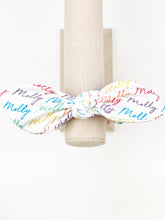 Load image into Gallery viewer, Rainbow Name Scrunchie | Personalized | Jersey
