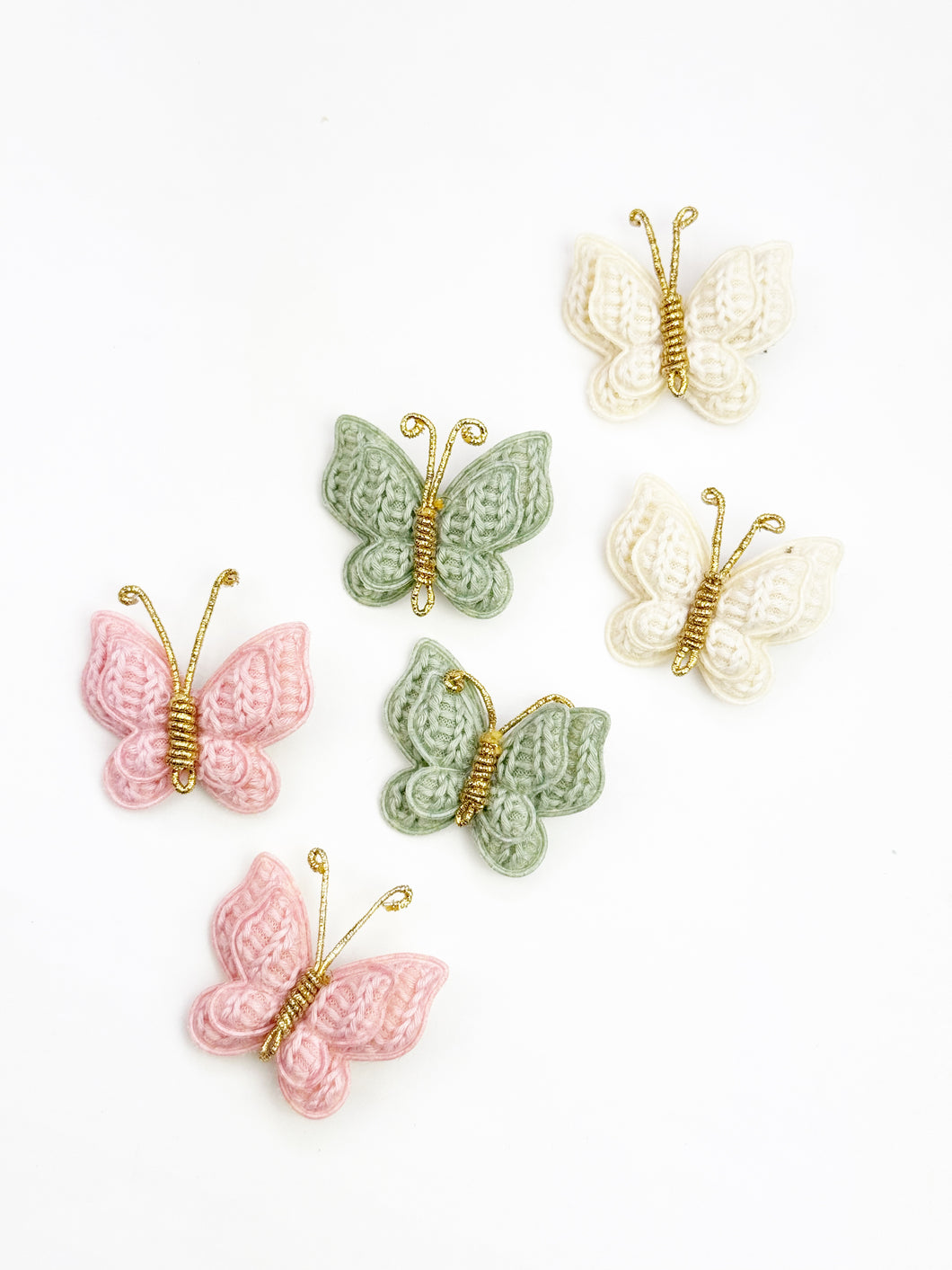 Butterfly Clip | Ivory, Pink or Sage