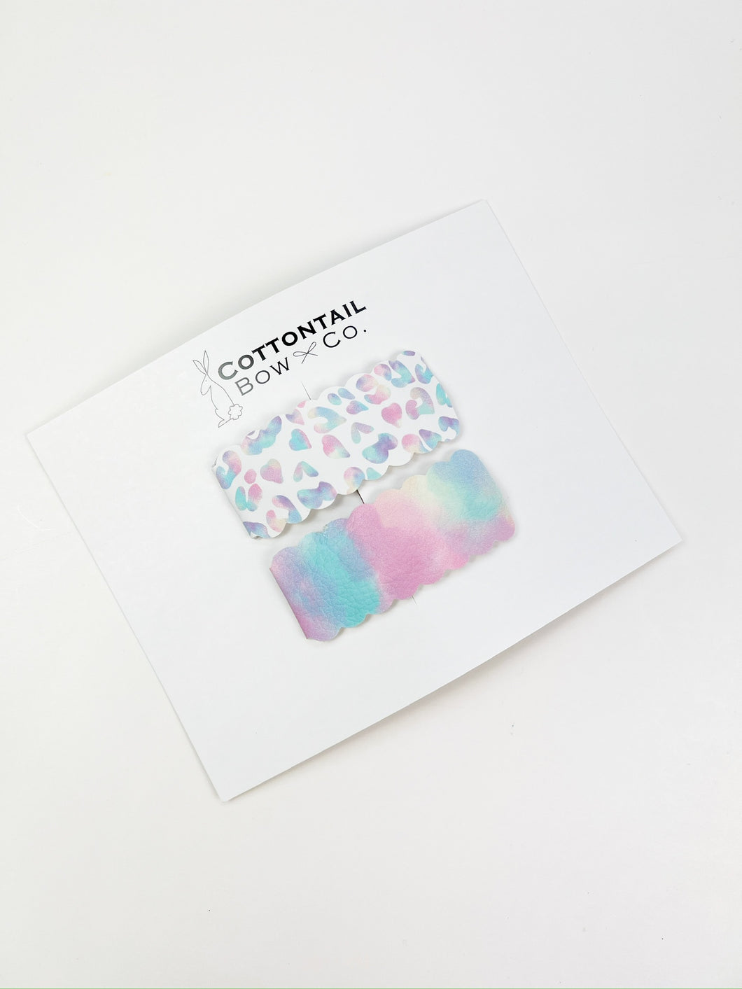 Snap Clip Set | Watercolor Leopard