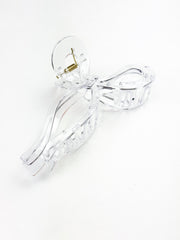 Bow Claw Clip | Clear