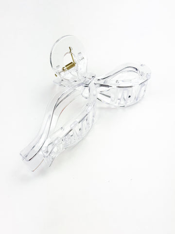 Bow Claw Clip | Clear