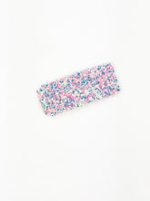 Load image into Gallery viewer, Single Sparkle Clip | Cotton Candy Birthday Clip
