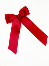 Load image into Gallery viewer, Maeve | Scarlet Satin | Long Tail
