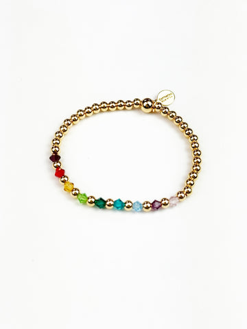 Rainbow Stone Bracelet