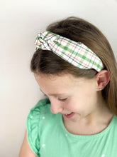 Load image into Gallery viewer, Knotted Headband | Irish Plaid {PRE-ORDER}
