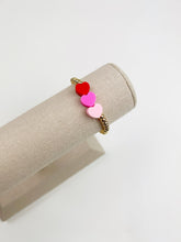 Load image into Gallery viewer, Heart Trio Bracelet
