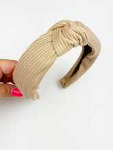 Load image into Gallery viewer, Knotted Headband | Sand
