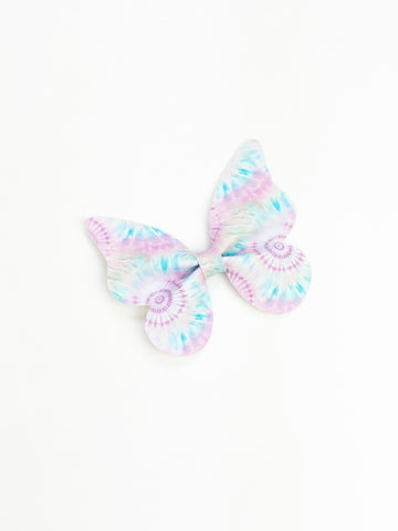 Large Butterfly | Lover Sky Tie Dye | Right Clip