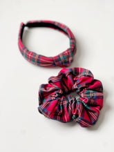 Load image into Gallery viewer, XL Scrunchie | Holiday Plaid
