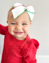 Load image into Gallery viewer, Maeve | Holiday Ribbon Bow | Oversized | Headband
