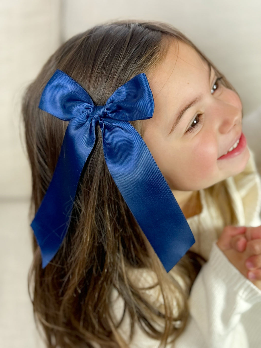 Maeve | Navy Satin | Long Tail {PRE-ORDER}