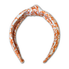 Load image into Gallery viewer, Knotted Headband | Orange Floral
