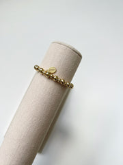 Alternating Gold Plated Bead Bracelet