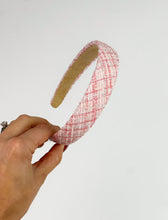 Load image into Gallery viewer, Hard Headband | Woven Light Pink
