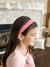 Load image into Gallery viewer, Hard Headband | Woven Hot Pink
