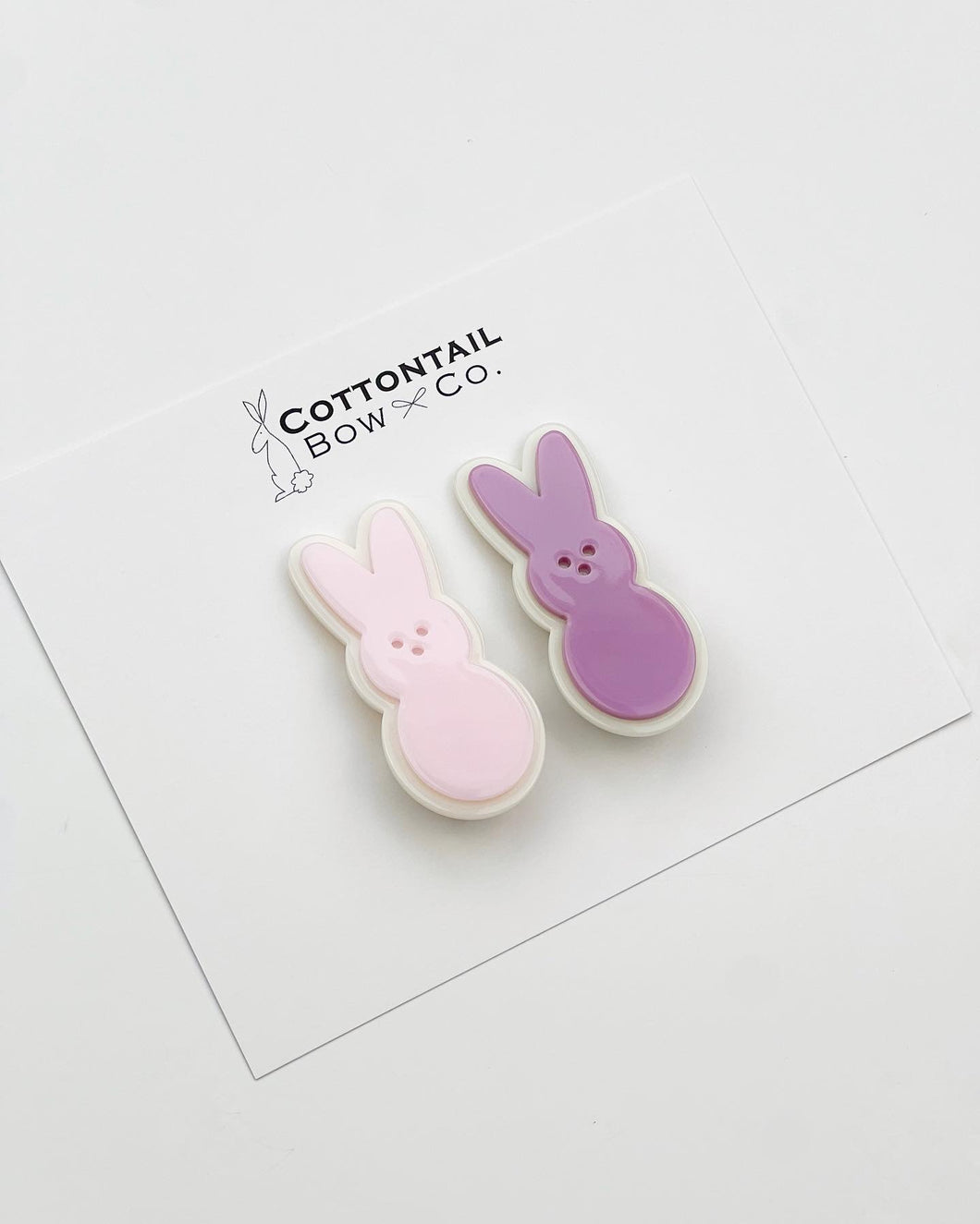 Peep Bunny Clip Set