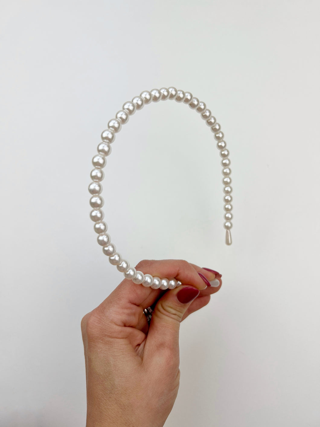 Hard Headband | Pearl