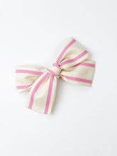 Load image into Gallery viewer, Maeve | Pink Stripe | Oversized | Left Clip
