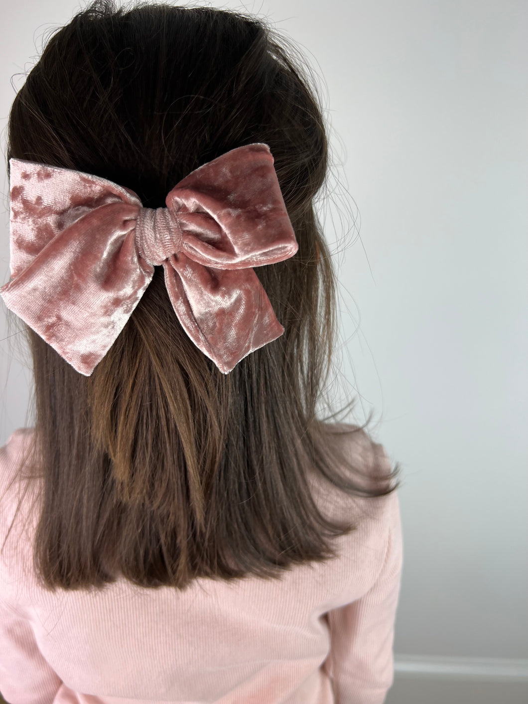 Maeve | Crushed Velvet | Oversized | Left Clip