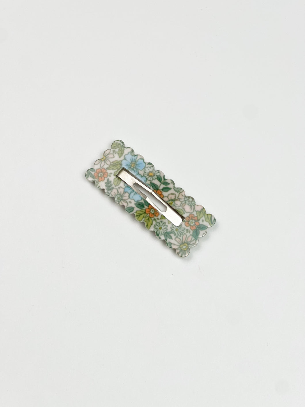 Acrylic Snap Clip | Vintage Floral