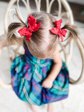 Load image into Gallery viewer, Pigtail Set | Red Ruffle
