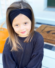 Load image into Gallery viewer, Twist Wrap | Black | One Size (Toddler-Adult)
