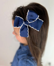 Load image into Gallery viewer, Maeve | Nautical Navy | Oversized | Right Clip
