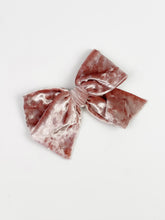 Load image into Gallery viewer, Maeve | Crushed Velvet | Oversized | Left Clip
