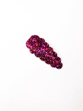 Load image into Gallery viewer, Single Snap Clip | Pink/Purple Glitter
